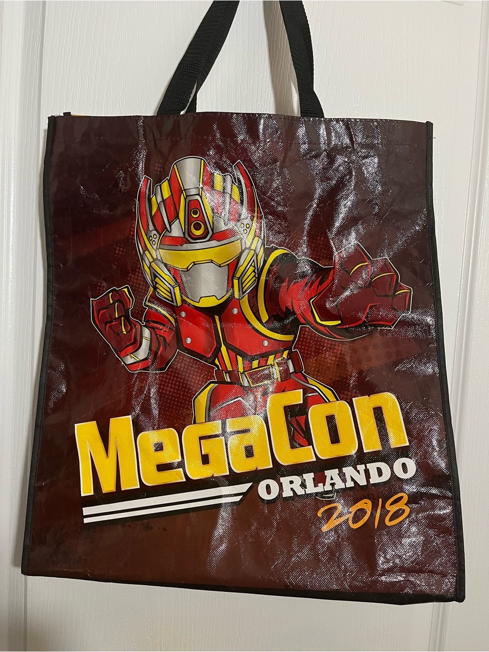 Red Graphic Tote Bag - Event Collector Tote